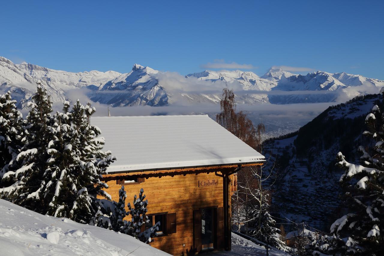 Chalet Clochette 4 Valles-Verbier 라 초우마츠 외부 사진