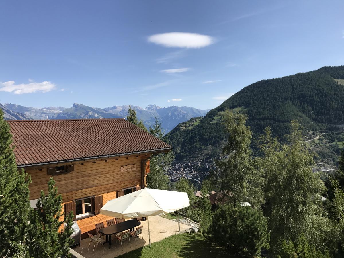 Chalet Clochette 4 Valles-Verbier 라 초우마츠 외부 사진